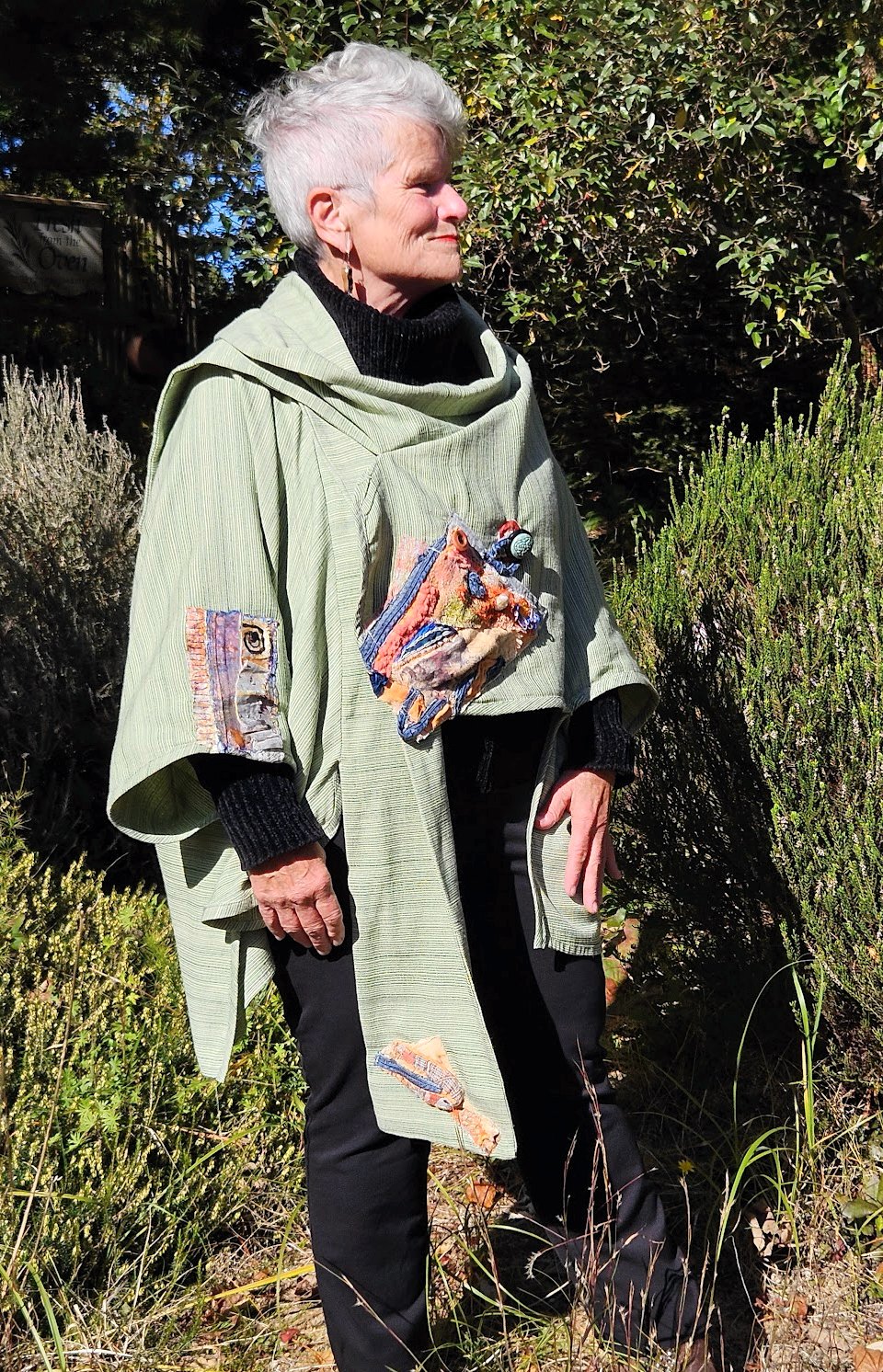 Embellished Kimono #10 ~ Donna Mahan's Wearable Collage