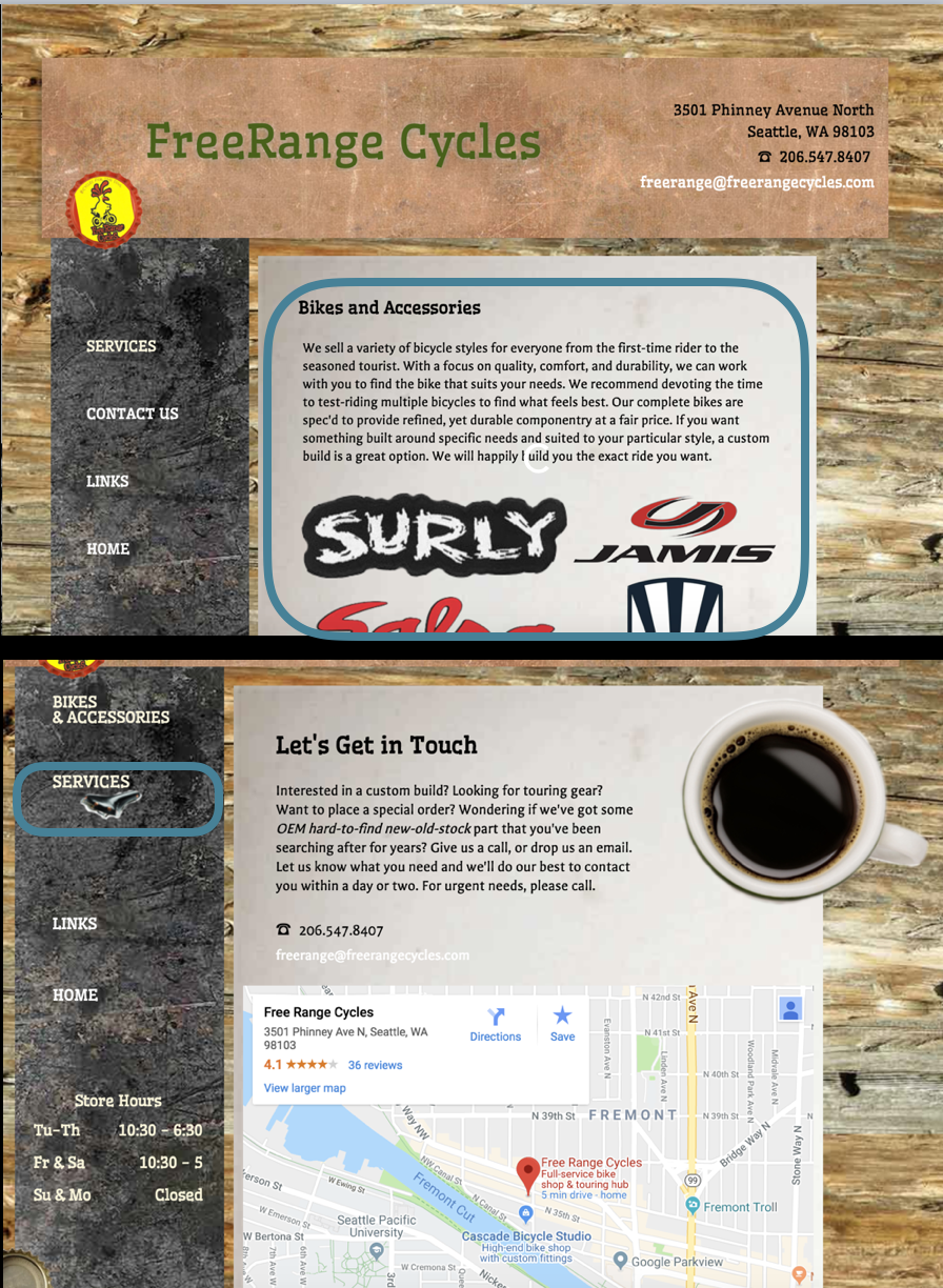 - List of brands no inventory - Bike seat navigation, when hover no a selction bike seat moves, but only sometimes