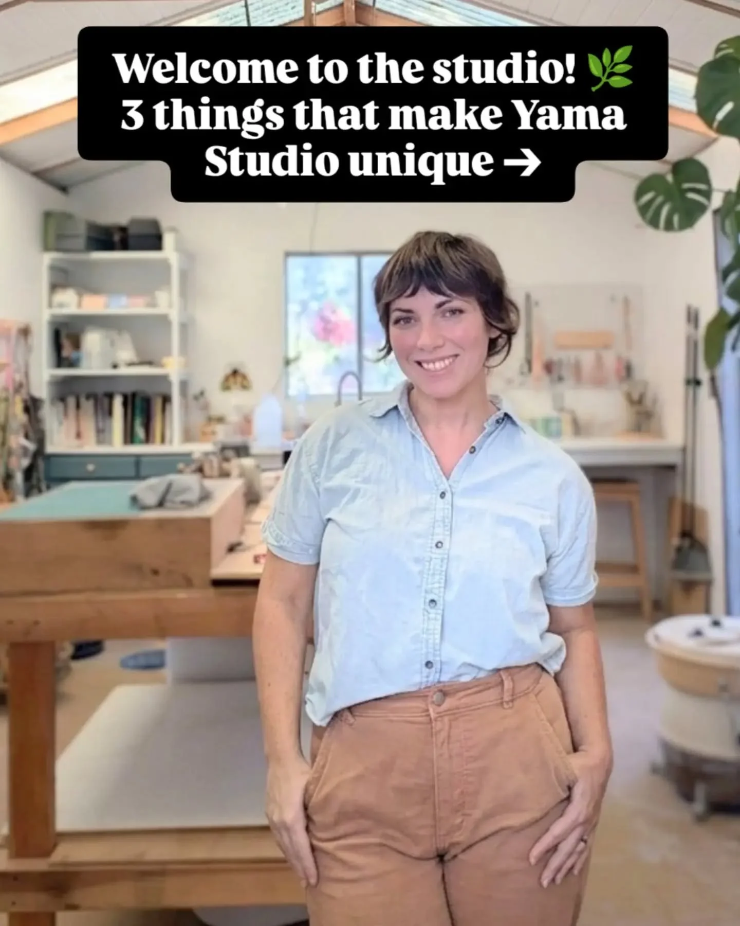 Welcome to Yama Ceramic &amp; Glass Studio! 🌿✨
If you&rsquo;re new around here, welcome! I&rsquo;m Molly&mdash;the maker behind both the wheel and the soldering iron.
 
Swipe through for a quick peek around my studio shed, where I handcraft small-ba