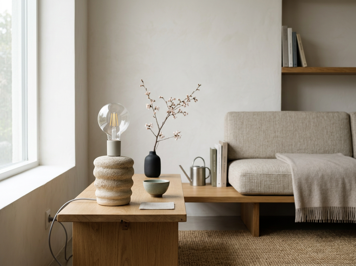 The Cloud Stoneware Table Lamp