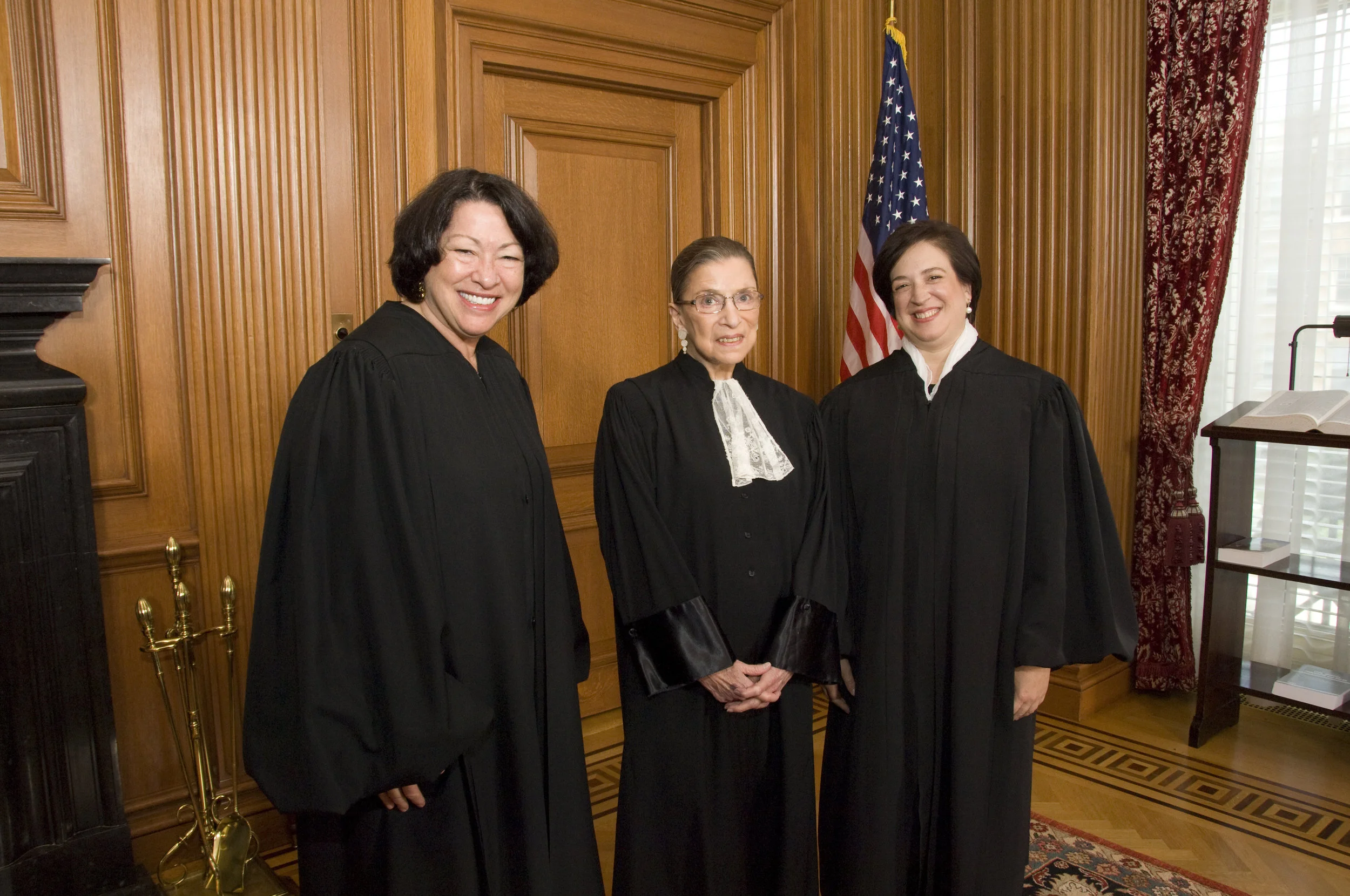 Supreme Court Justices Sonia Sotomayor, Ruth Bader Ginsburg and Elena Kagan (Photo: Steve Petteway / Wikimedia )