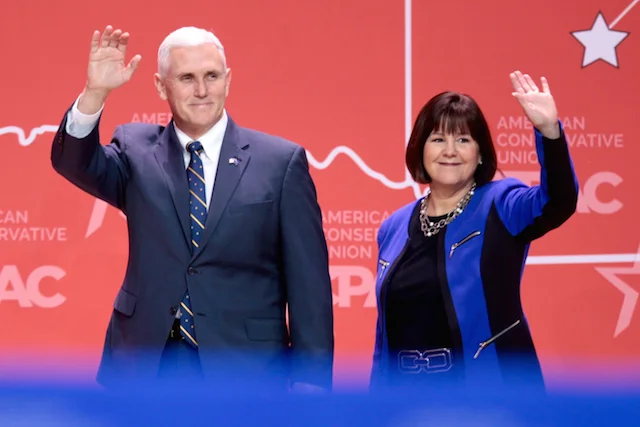 Indiana Gov. Mike Pence and his wife Karen have sought to craft pro-adoption state policies (Photo: Gage Skidmore / Flickr )