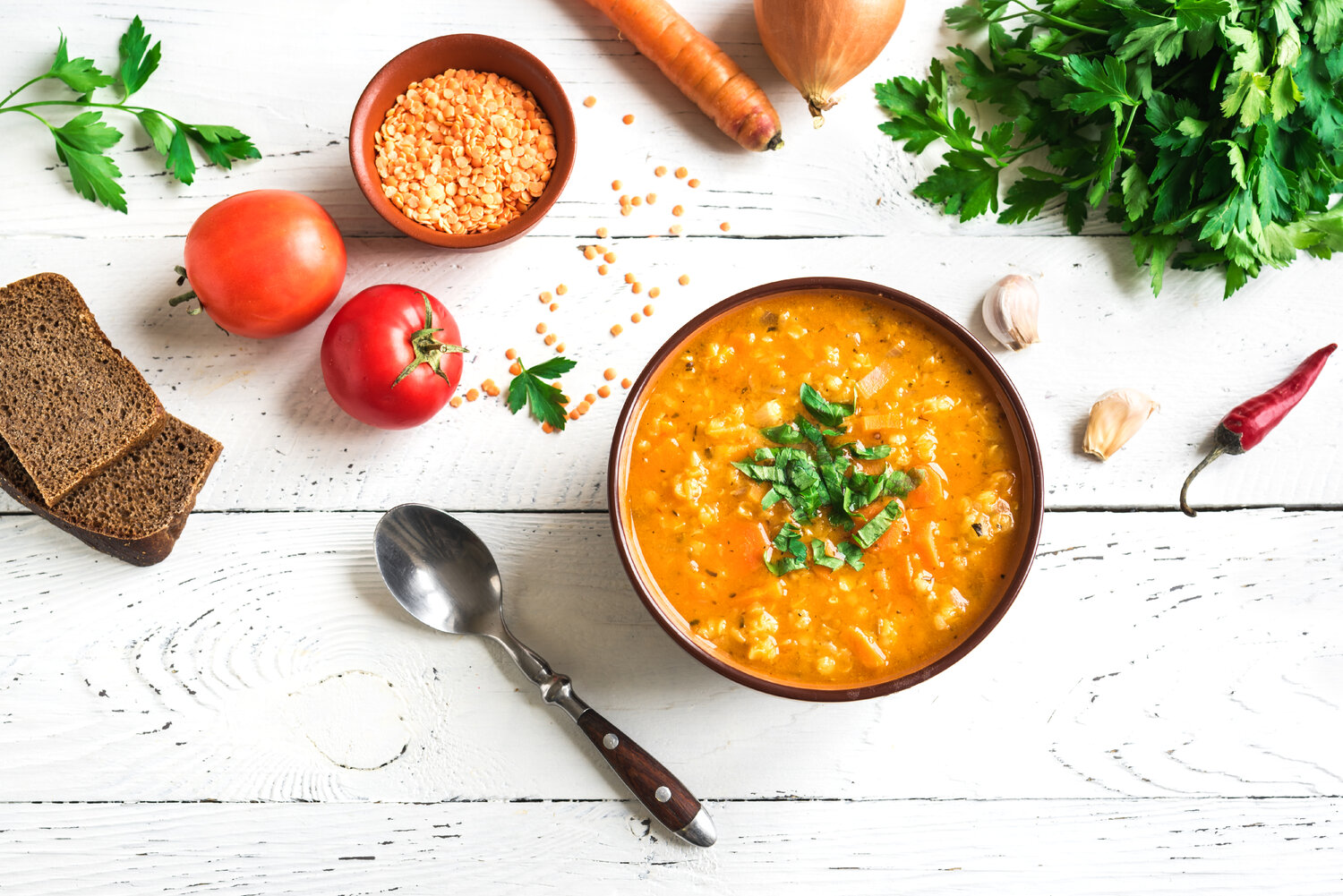 Spiced Fall Lentil Soup Recipe