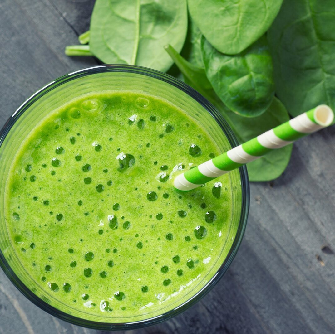 A little spring cleaning is a great idea for your home and body. This green goddess smoothie is packed with fresh fruits and veggies for a digestive detox. #smoothie #greengoddess #healthy #healthylifestyle #eathealthy #wellness #wellnesscoach