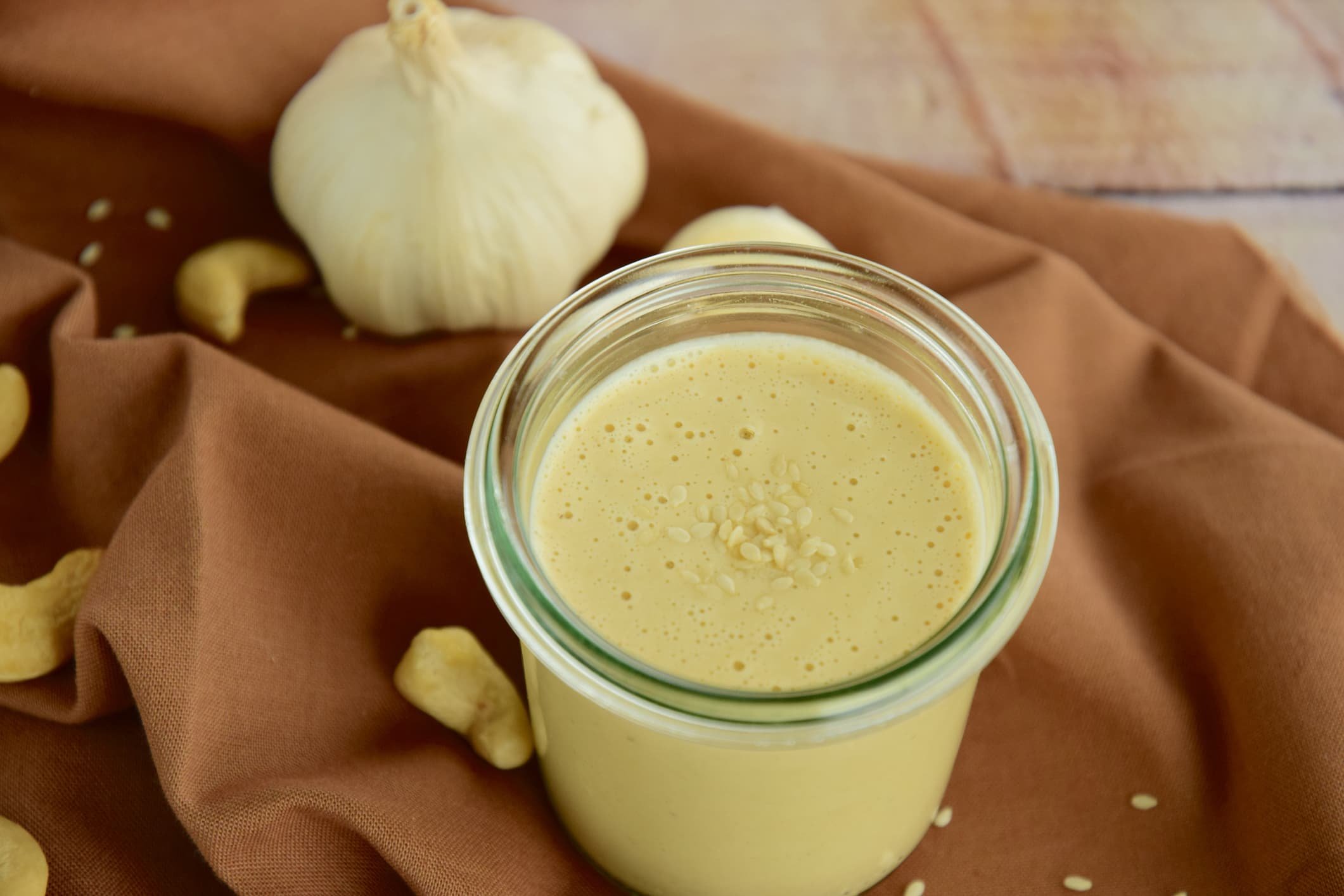 Creamy Cashew Turmeric Dressing