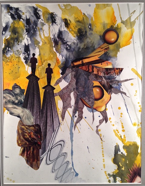 Silhouettes In Yellow