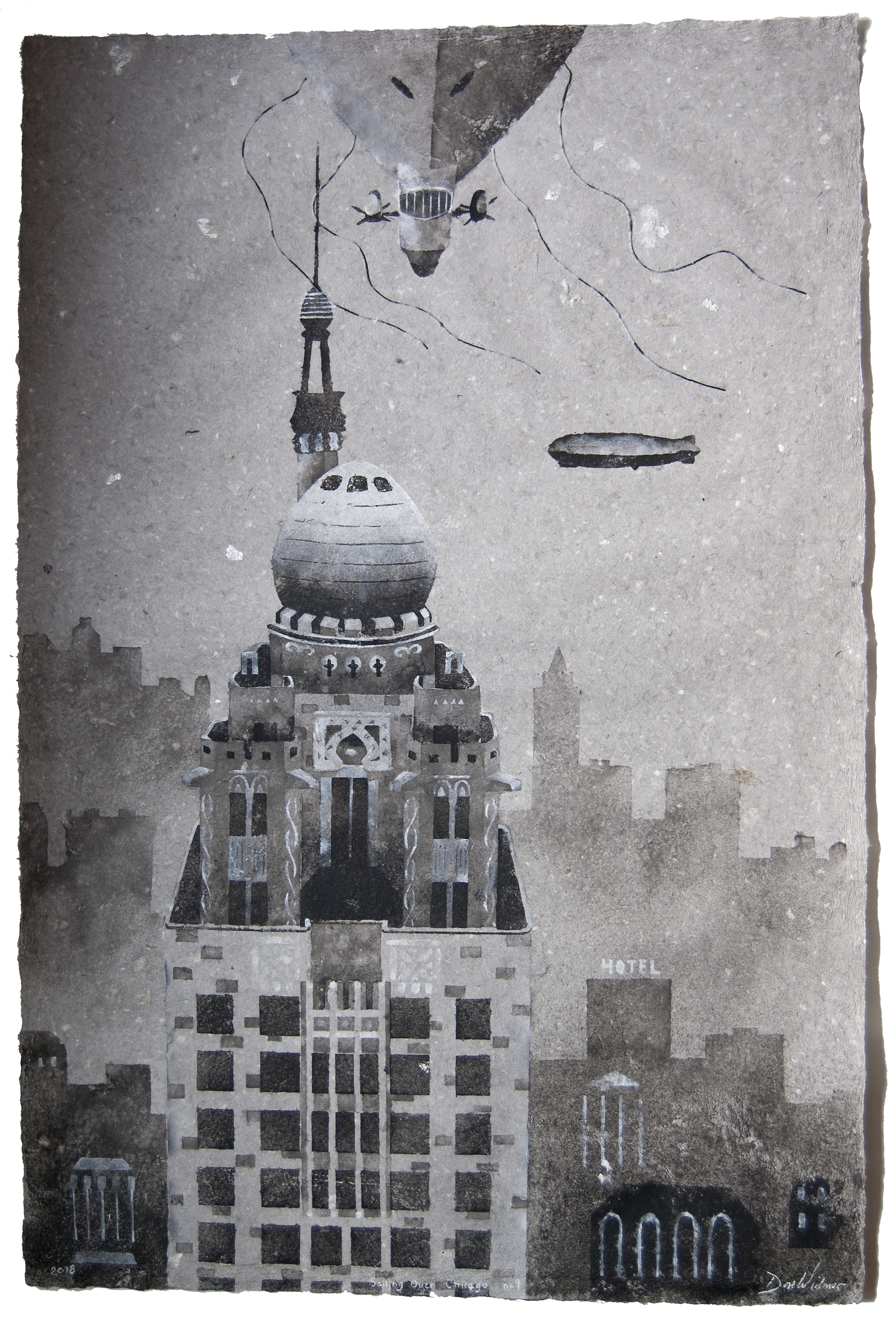 Sailing Over Chicago No. 1