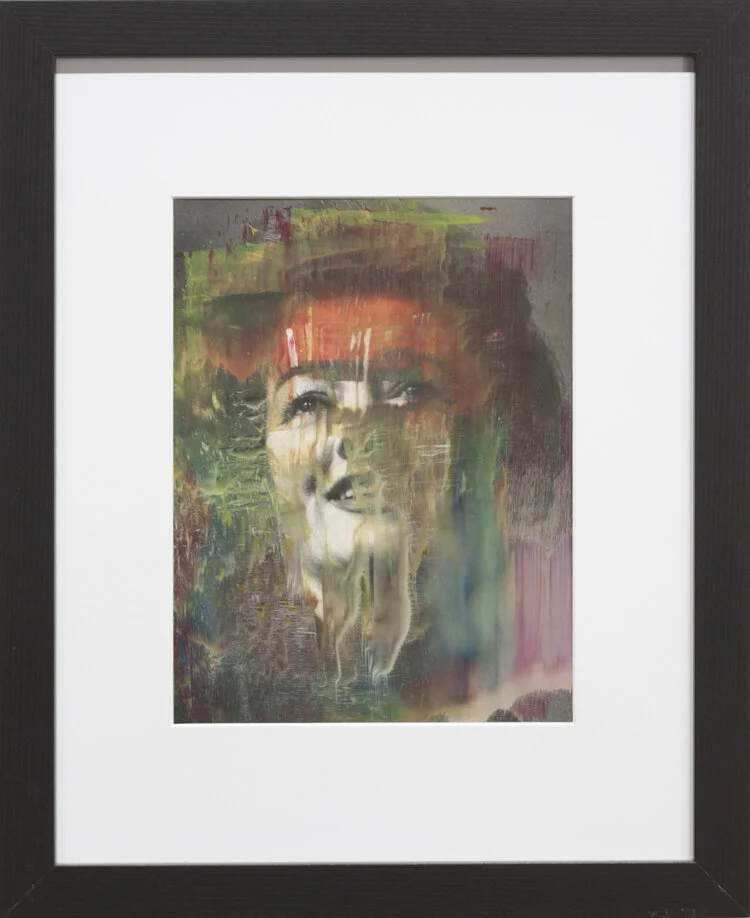 Happy Mixed media on cardstock 20"x16" $400