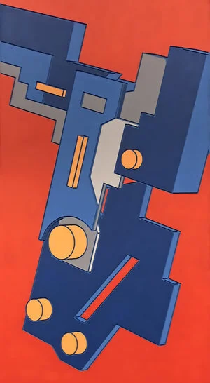 Aristotle Acrylic, paint, MDF 48"x24" $350