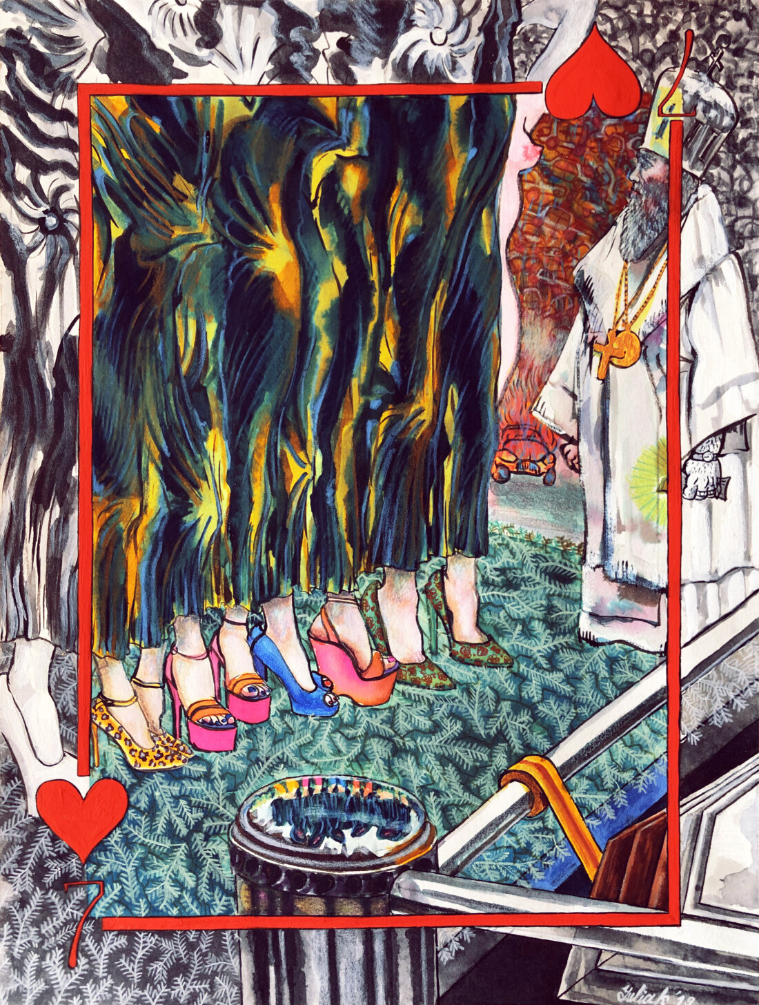 Seven of Hearts. Oligarch's Funeral.