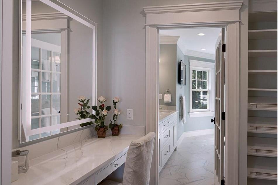 Elegant Master Bathroom and Dressing Room