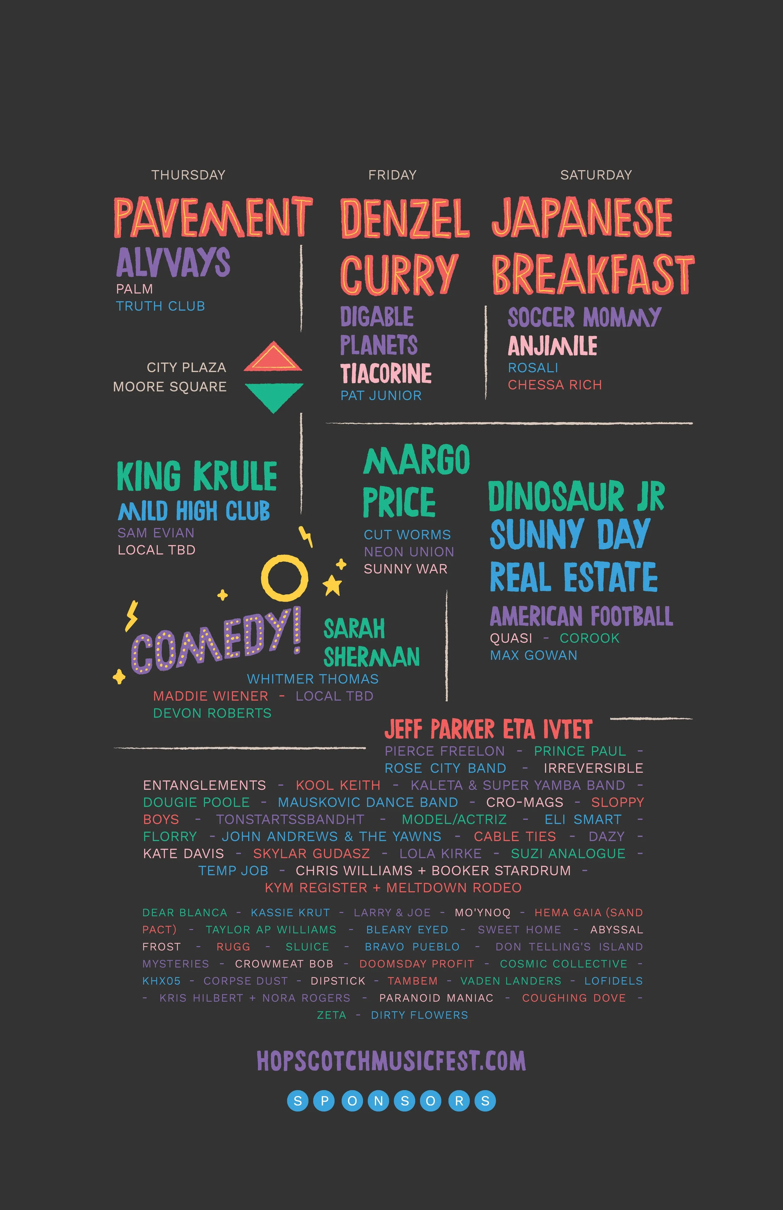 Hopscotch Music Fest Poster - Text Layout