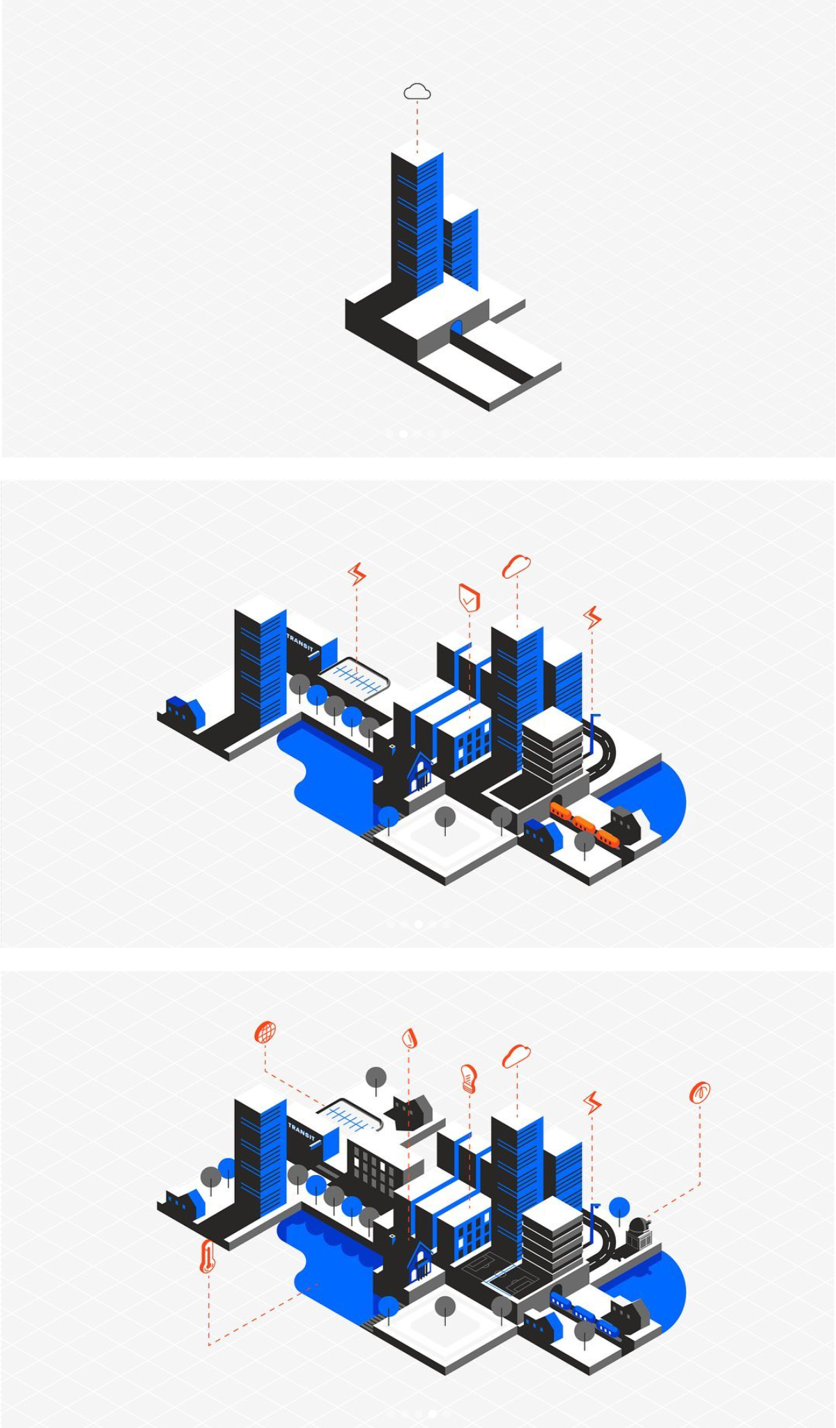 Comcast | Machine Q Isometric City - Early Versions