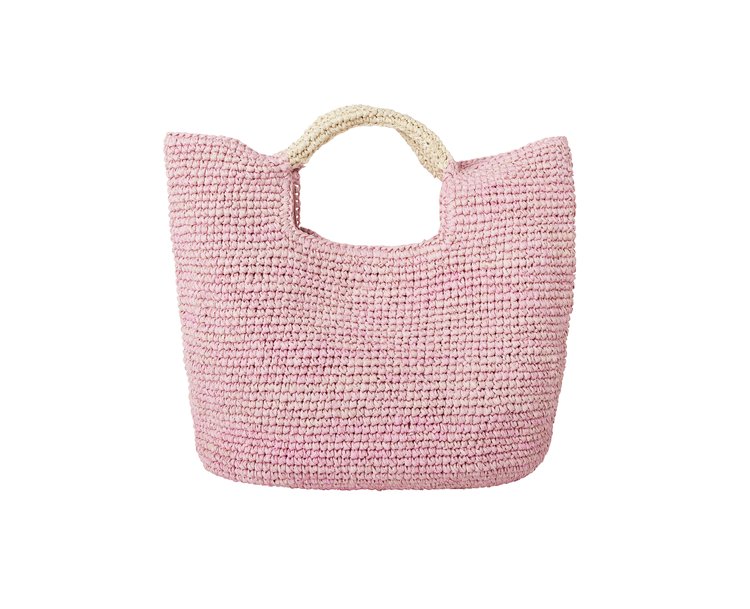 The Crossbody Poof Straw Handbag Hot Pink — Sarah Stewart Women's Clothing  & Accessories