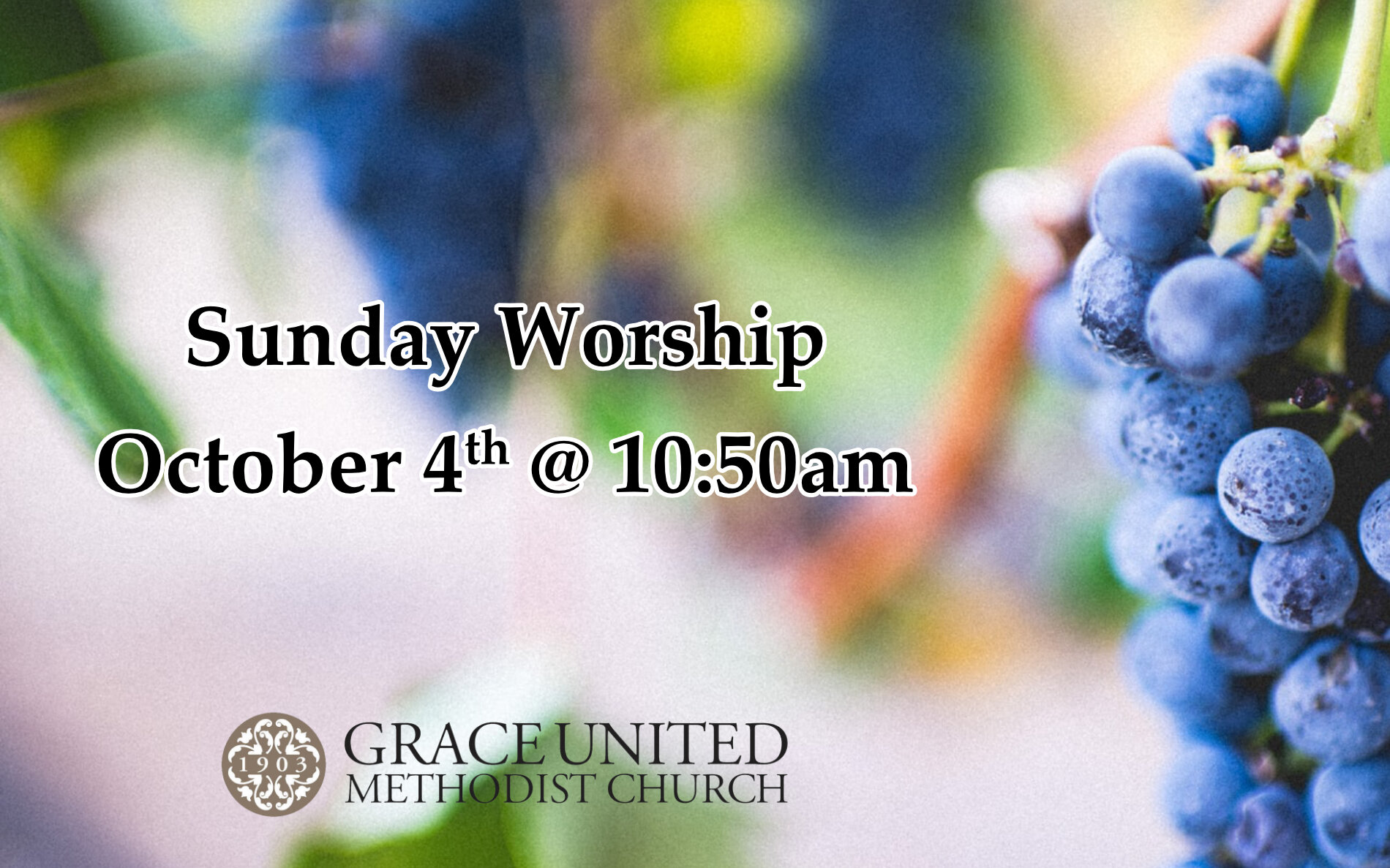 Sunday Worship - October 4th 