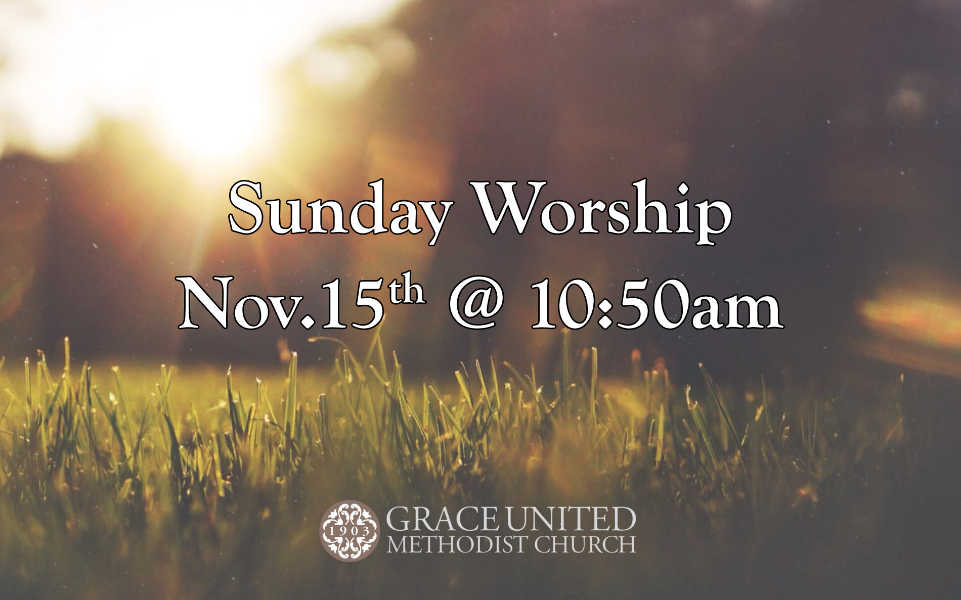 Sunday Worship - November 15