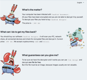 GandCrab v5.1 Exploit Kit Distribution and TOR Site Features