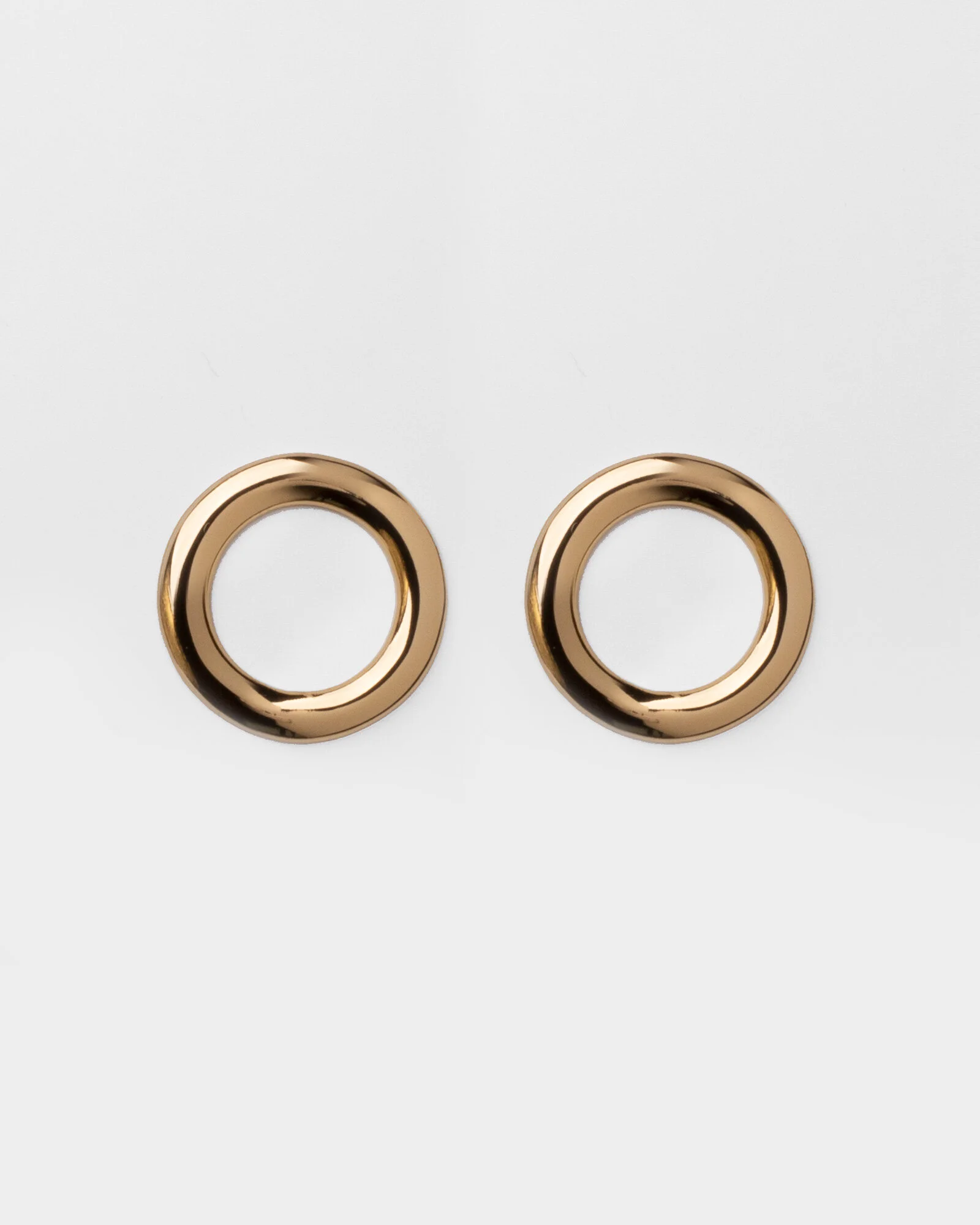 CIRCLE CURVE EARRINGS