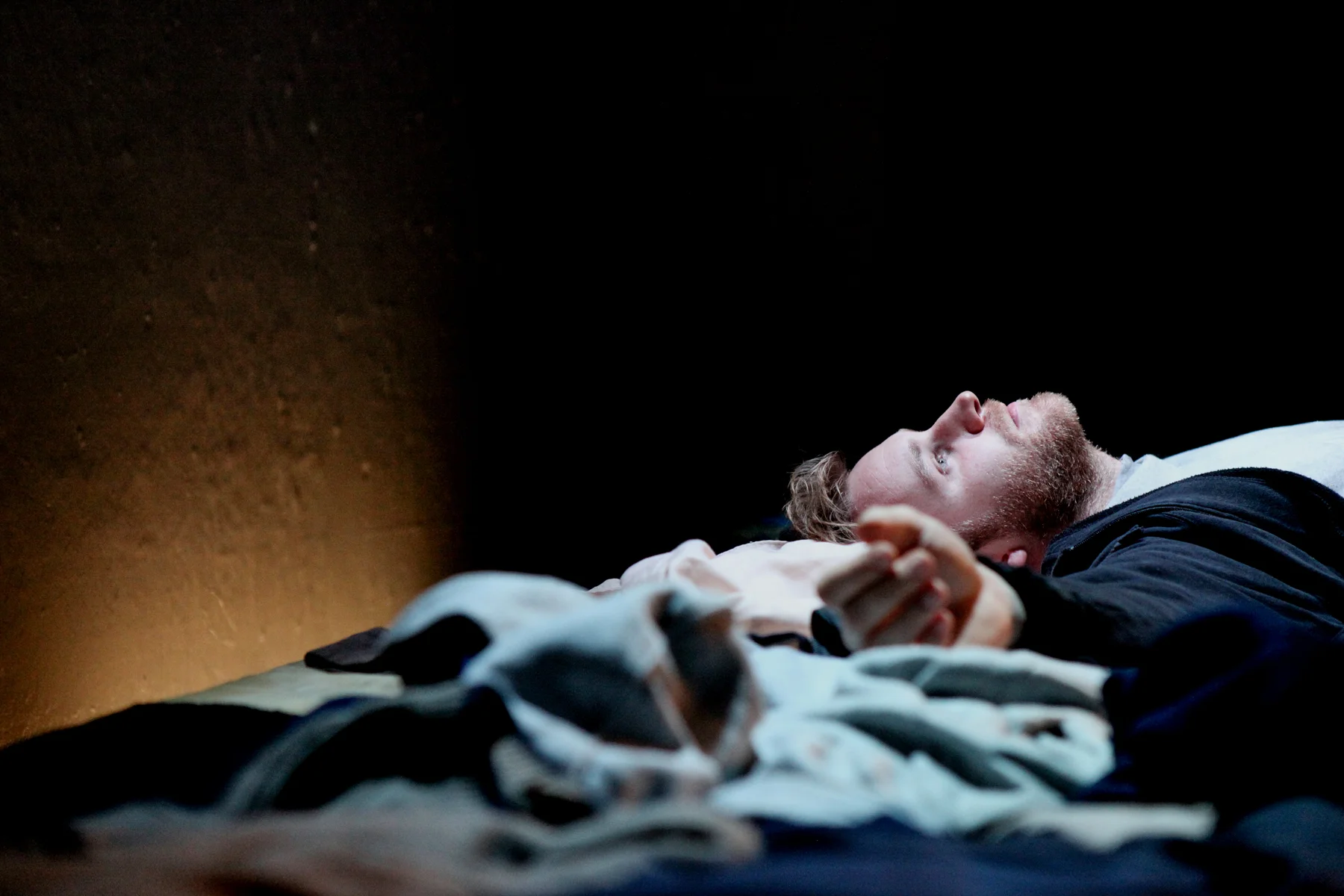 Sam Phillips in 'Elegy' by Transport Theatre, Theatre503, London, 2012