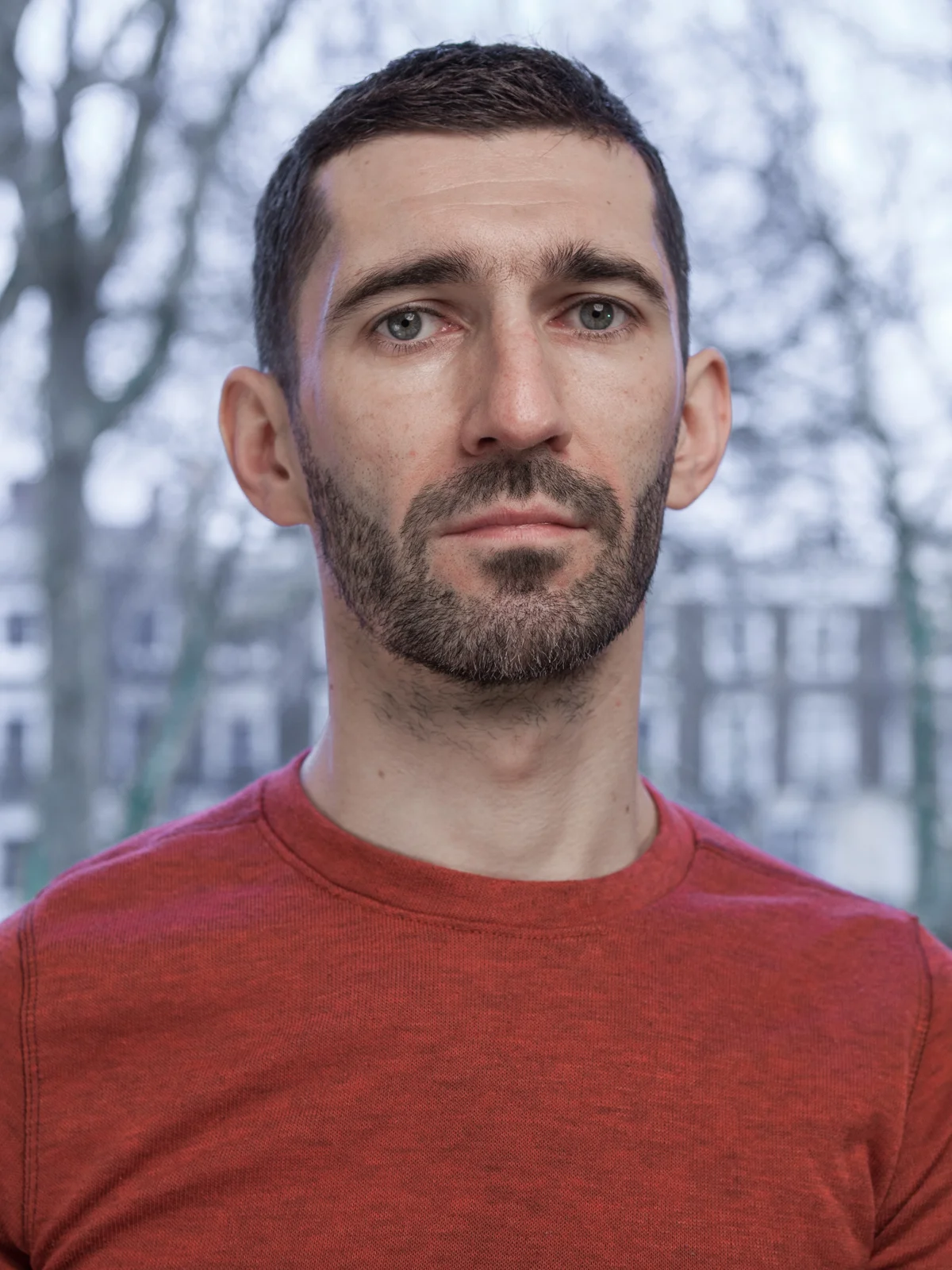 Krystian Godlewski, actor, London, 2017