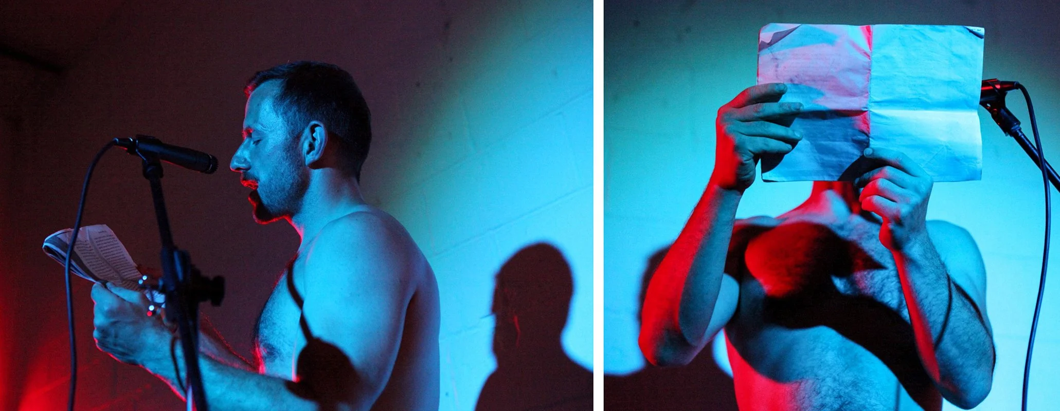 Rowan at Naked Boys Reading, Apiary Studios, London, 2017