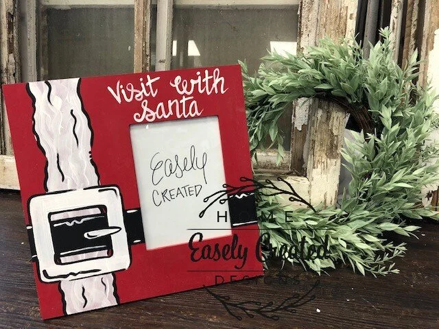 Visit with Santa  Picture Frame