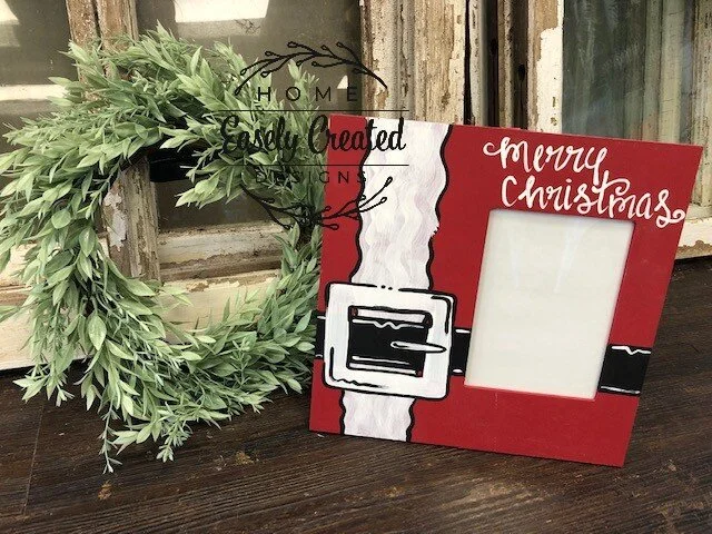 Merry Christmas Santa Picture Frame