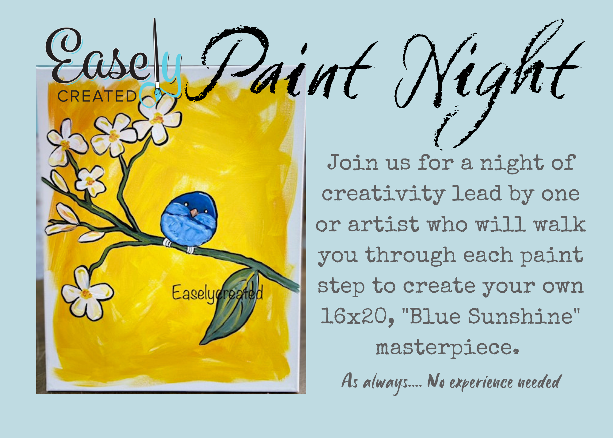 Winchester Paint Night Classes — Easely Created