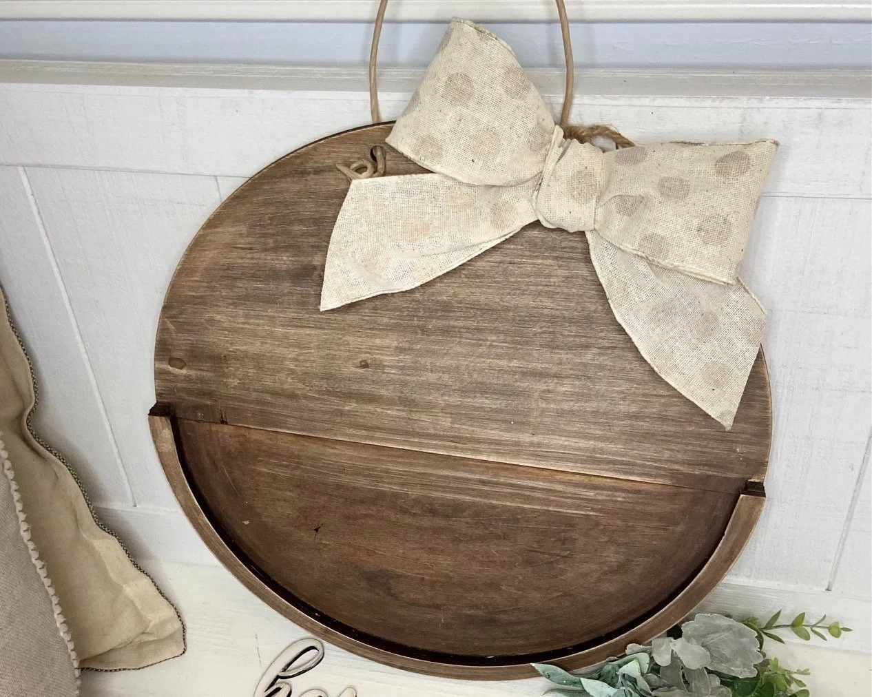 DIY Kit for Interchangeable 15" Round Door Hanger