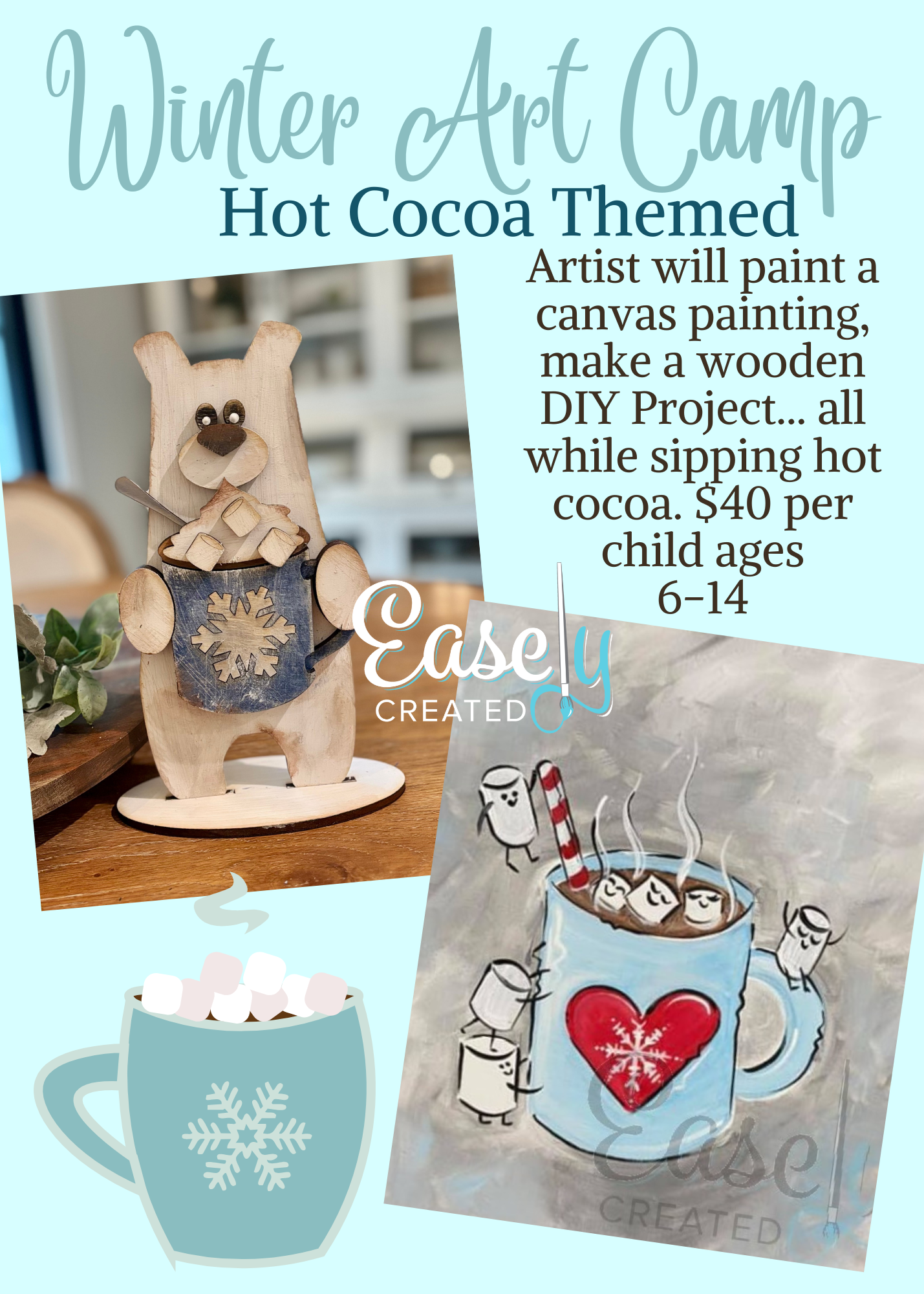 Winter Art Camp Ages 6-14