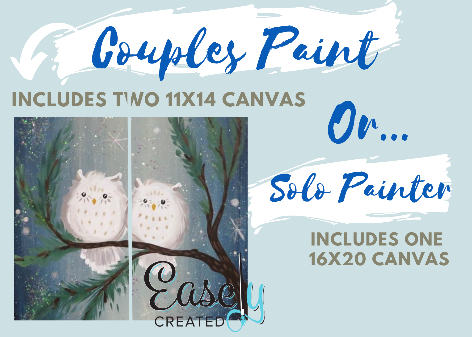Couples (friends) or Solo Painter Painter Night  