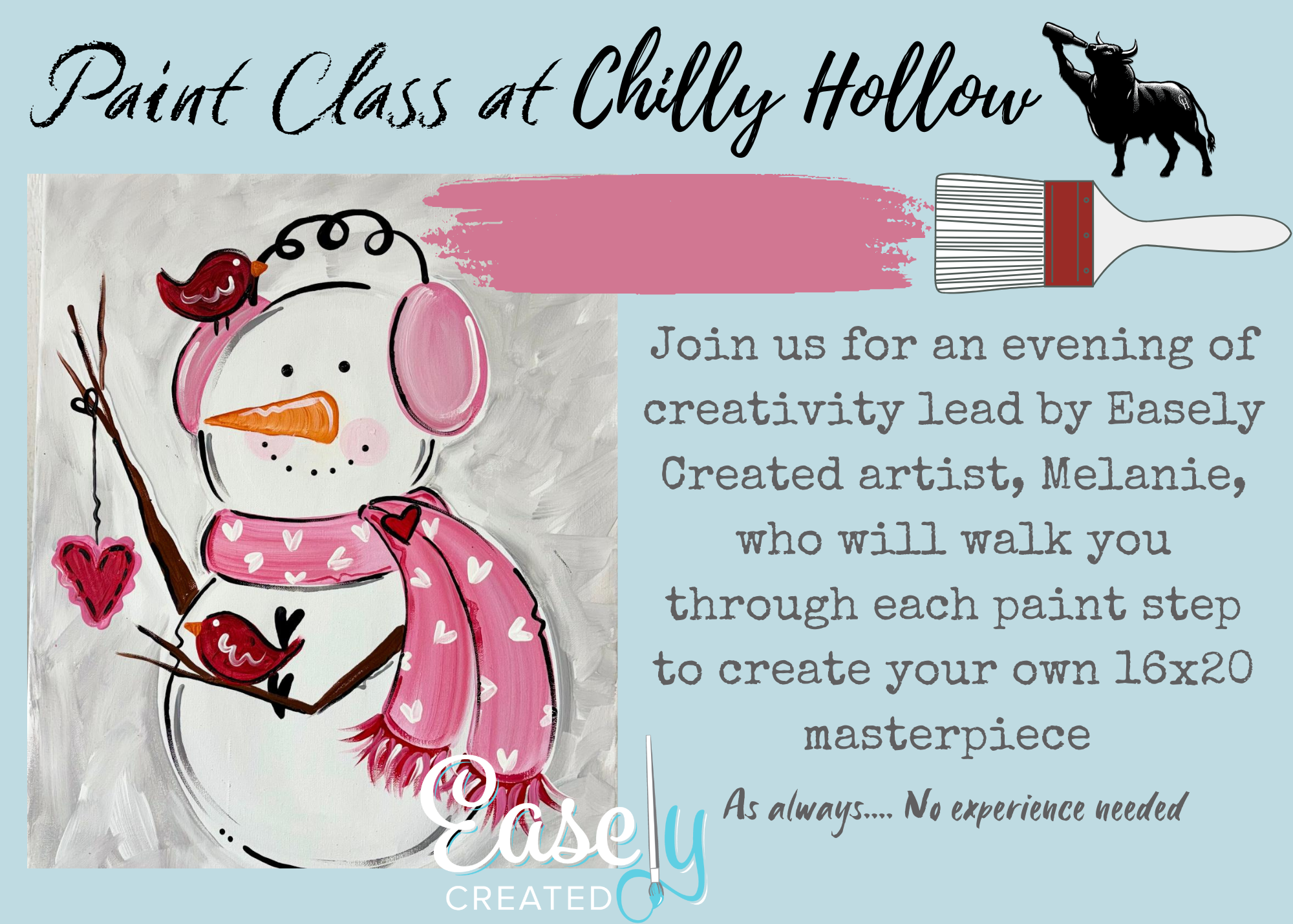 Paint Night at Chilly Hollow Brewery    