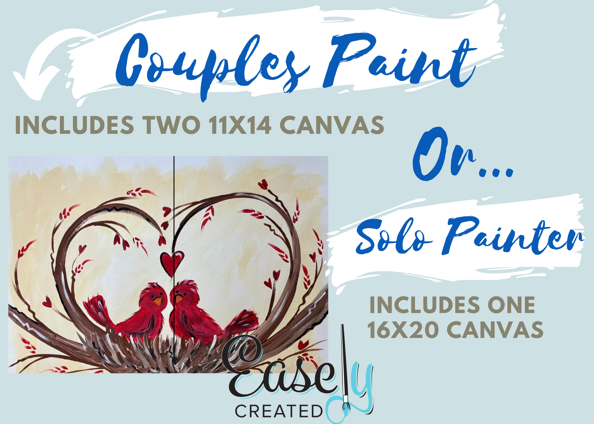 Couples (friends) or Solo Painter Painter Night   