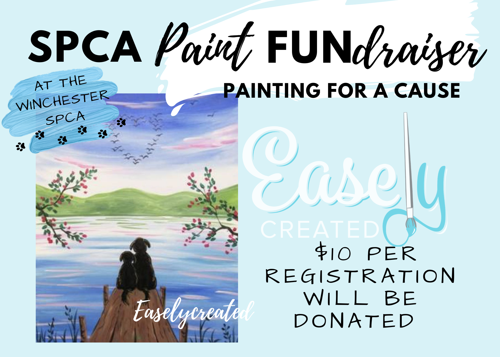 SPCA Winchester Paint FUNdraiser at the SPCA 