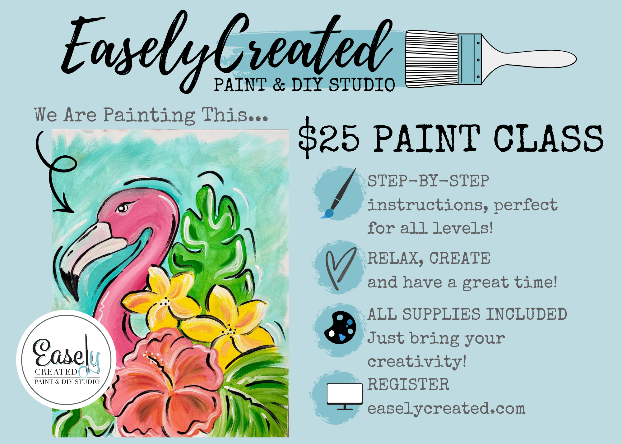 Thrifty TUESDAY $25 Paint Night  "Tropical Vibes"