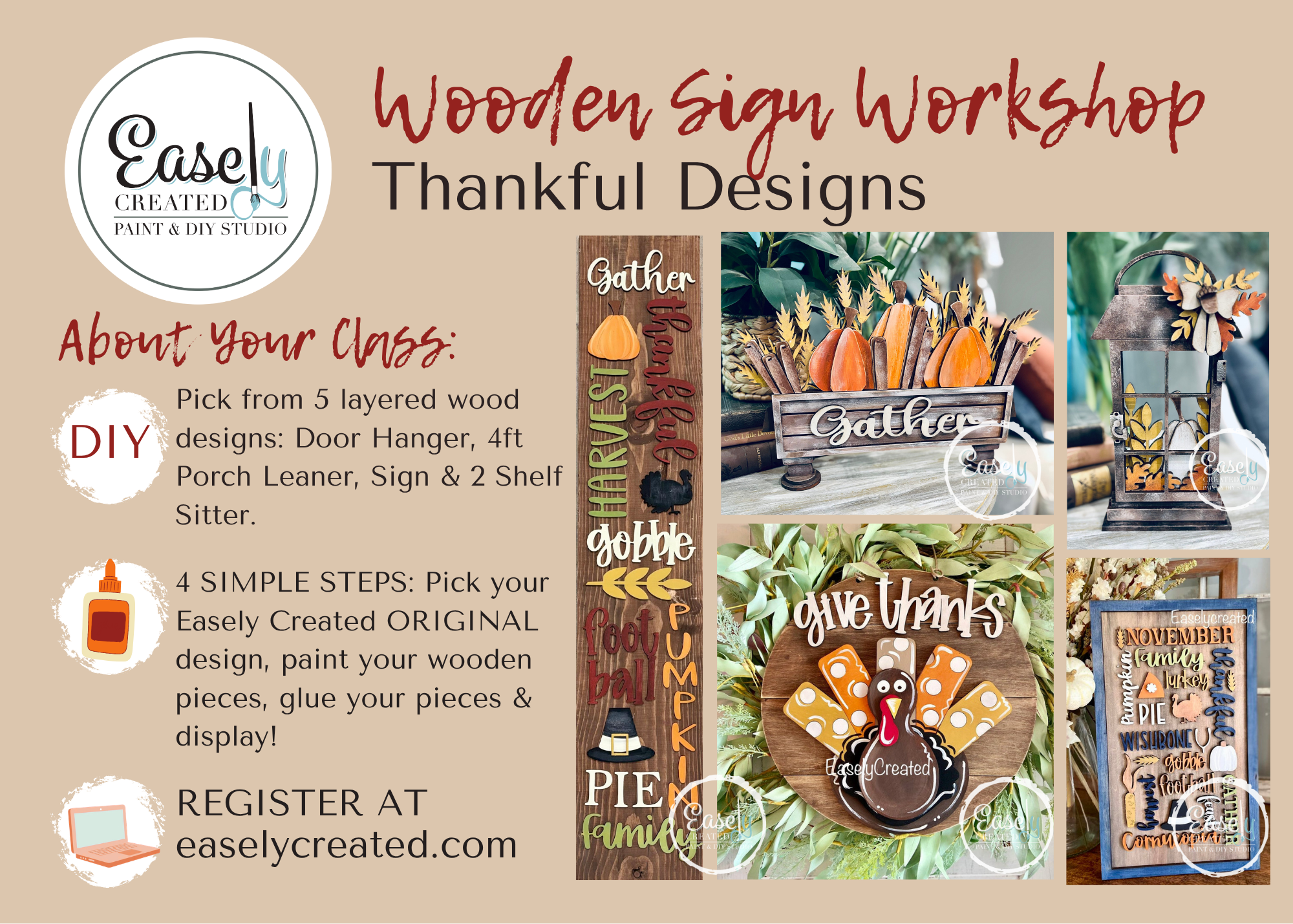 DIY Wooden Sign Workshop