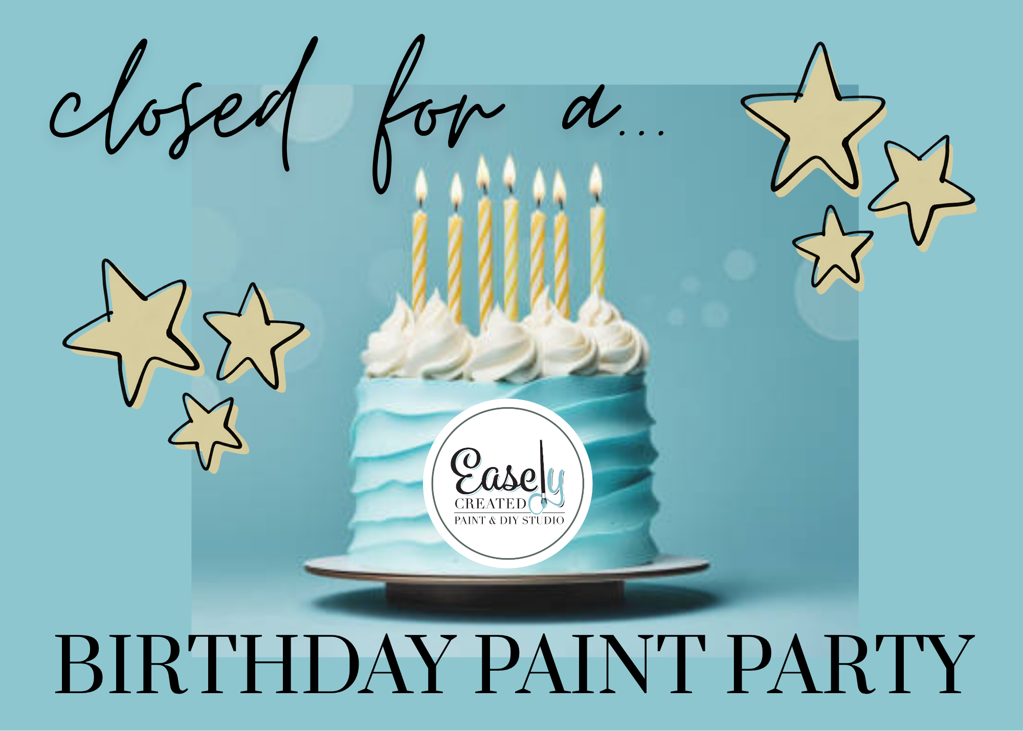 PRIVATE PARTY: Picasso Birthday Paint for RANKIN