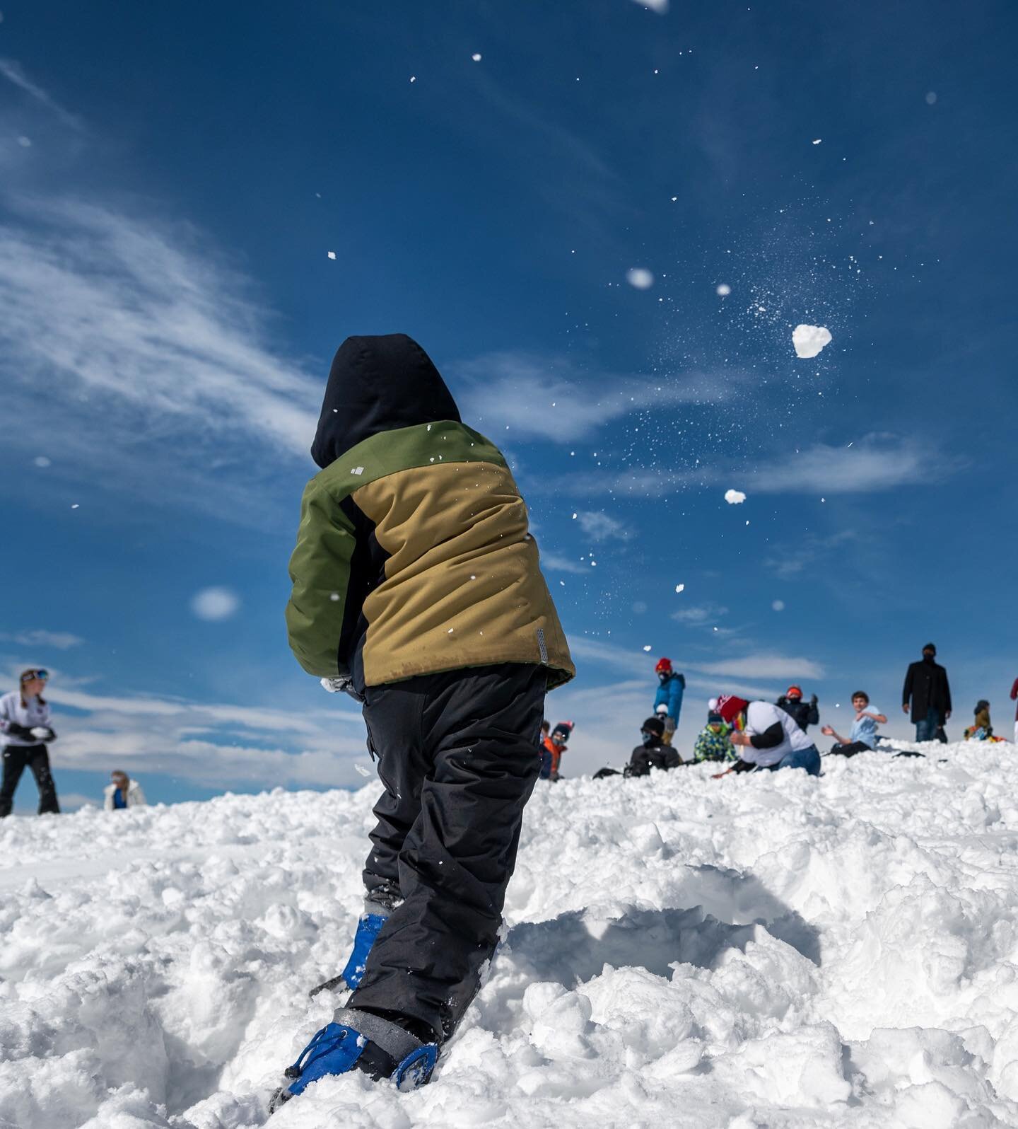 How do you snowball fight? Every-person-for-themself or on teams? Questions to ponder throughout the Spring as we await more snow.