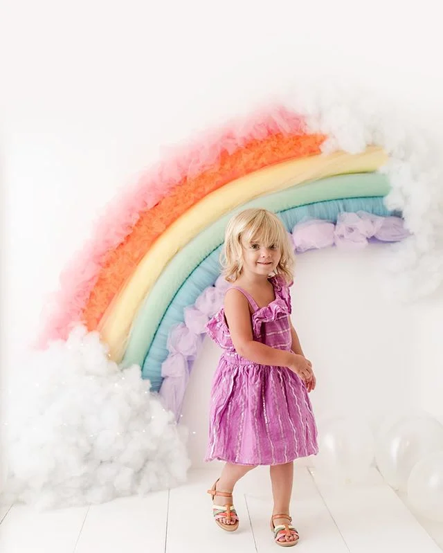 Rainbow mini sessions! This weekend for reduced price!! The rainbow will be a studio option long term though! Text to schedule 8593537371!