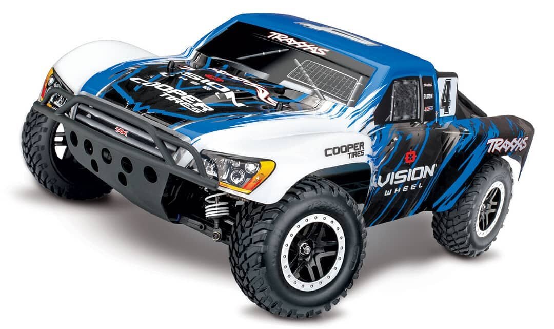 The Traxxas Slash defines the short course truck segment and sets the standard for durability, performance, and technology. With just one drive you will see why the Traxxas Slash 4X4 elevates short course performance to a whole new level.

Included f