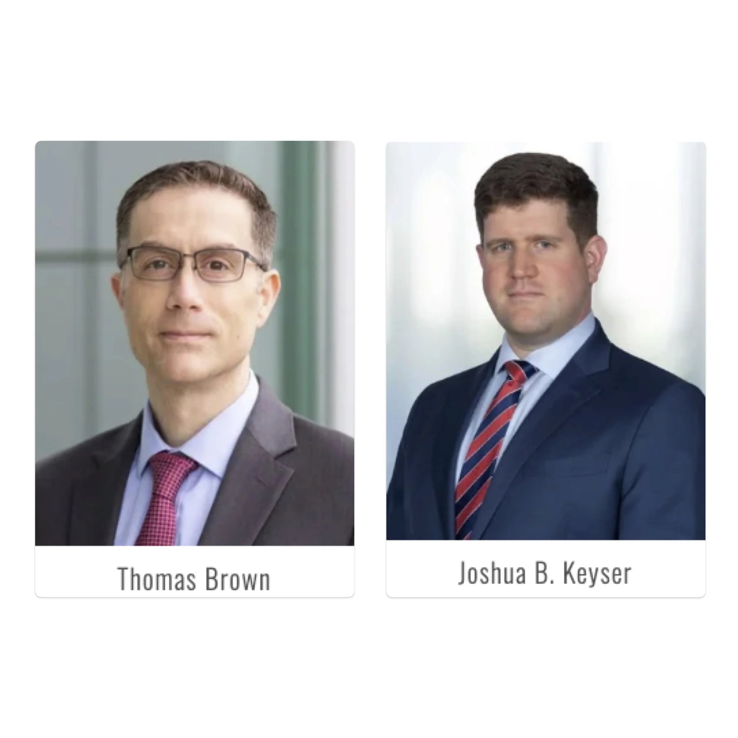 Simms Showers LLP announces that Tom Brown and Joshua Keyser, experienced maritime lawyers, have joined our team.