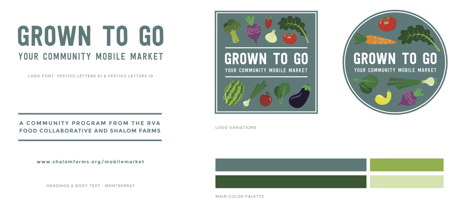 Grown to Go branding and graphic elements
