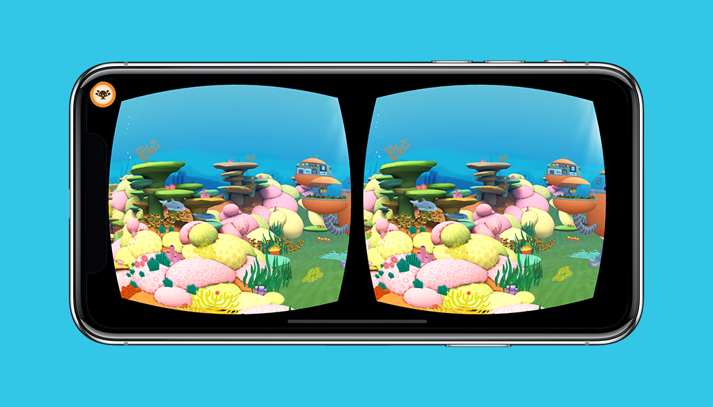 Octonauts App VR Mode Sunlight Zone Screen