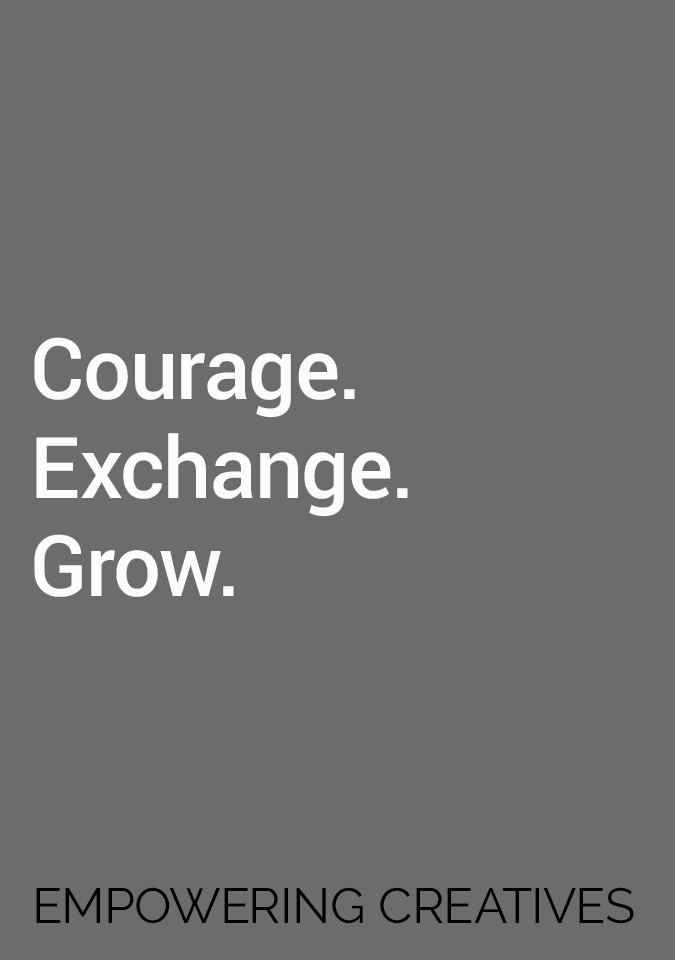 Courage. Exchange. Grow. Empowering Creatives at the Red Brick Center for the Arts. (Copy) (Copy)