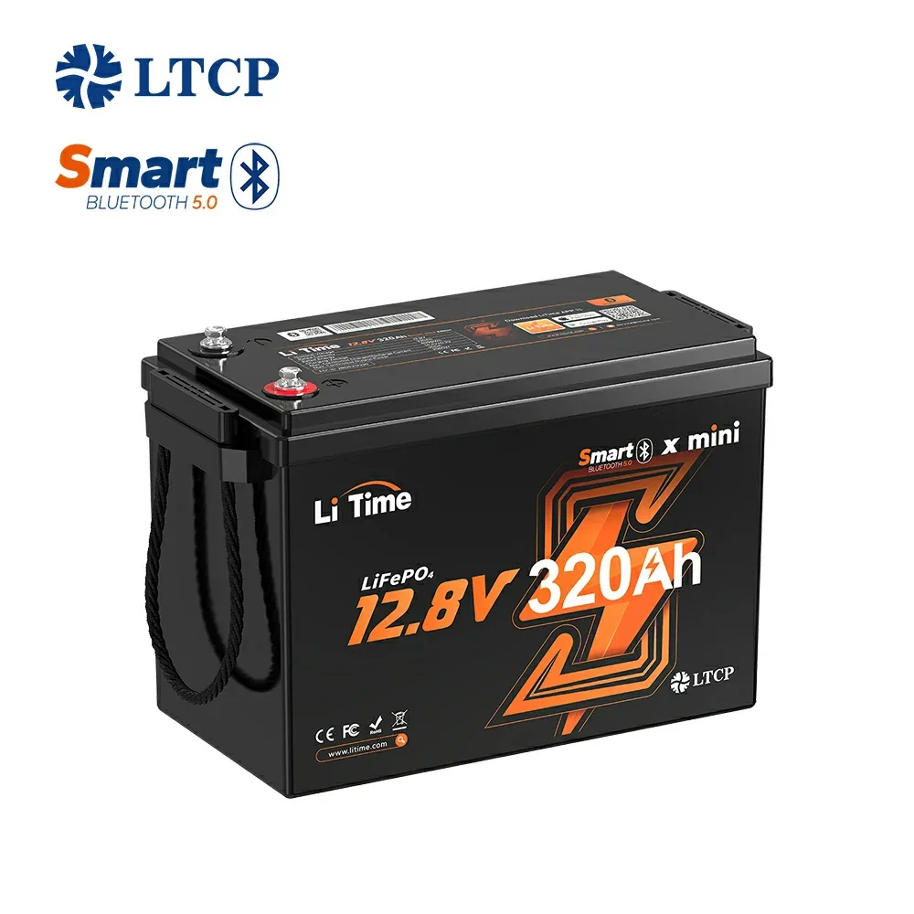 LiTime 12V 320Ah Mini Bluetooth Lithium Battery