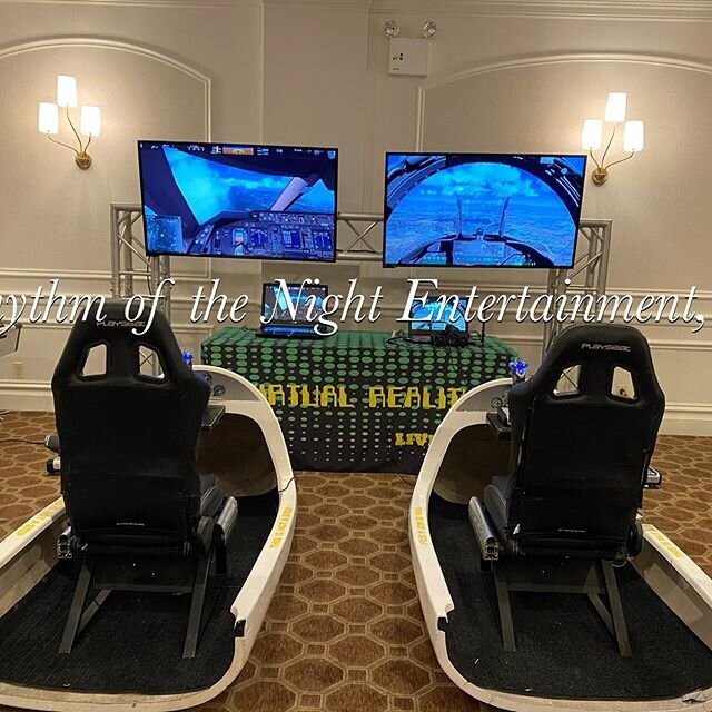 Consider adding a VR Flight Simulator to your next event! So much fun with Goggles or without!