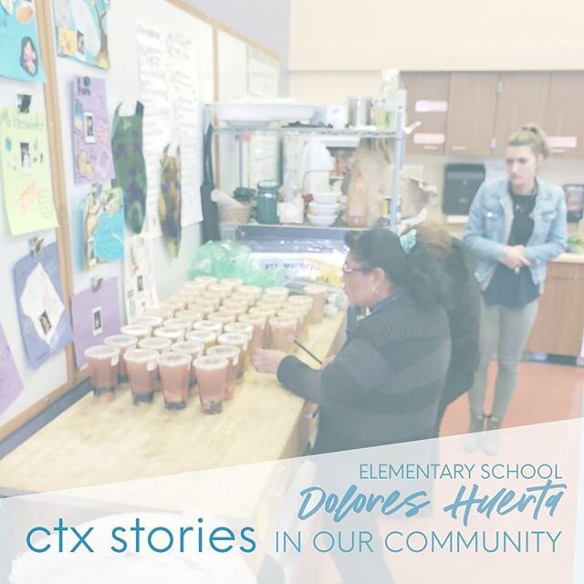 CTX COMMUNITY STORIES // At CTX, we want to continue to connect and show love in the relationships we have built in our community. Days before Shelter in Place, we brought bobas to give the teachers and staff at Dolores Huerta some relief during pare