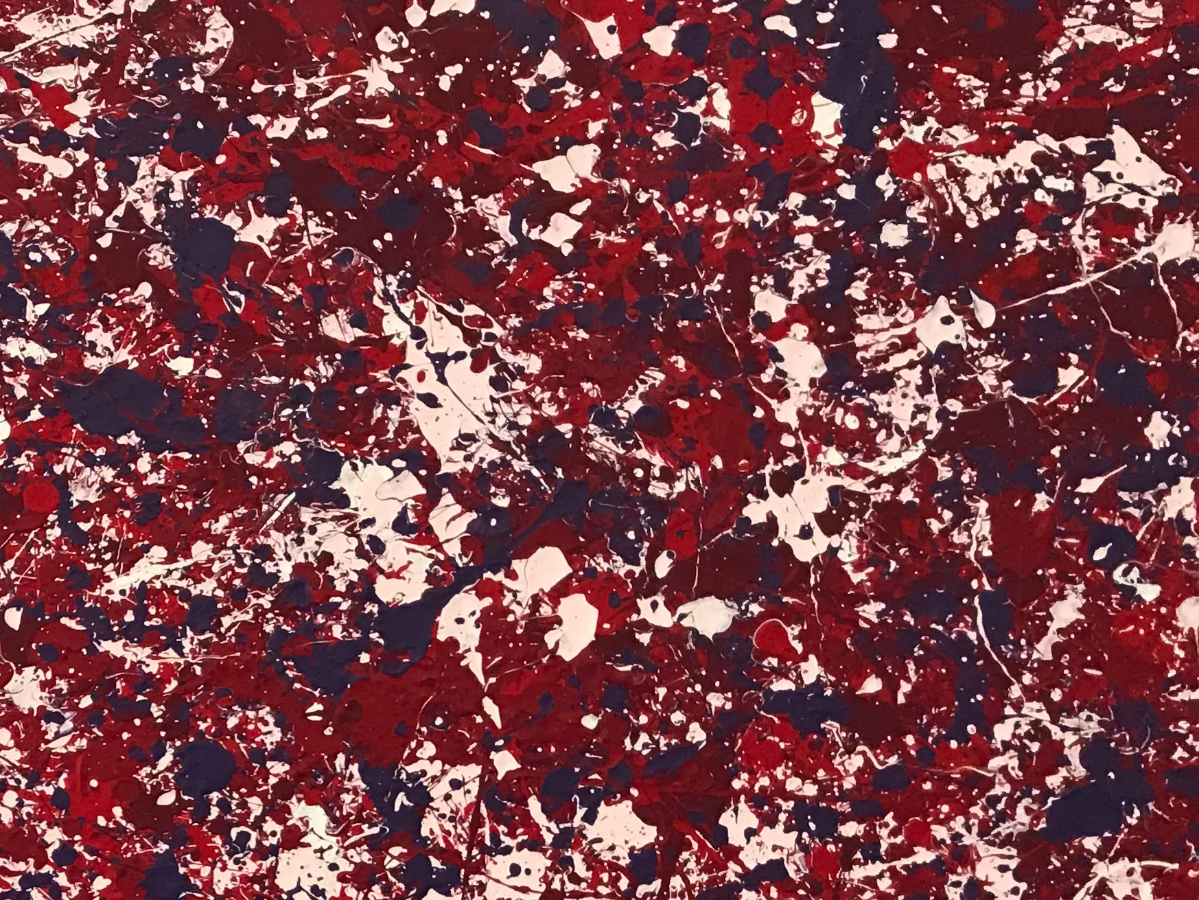   "Red is hiding on red, hardly visible."&nbsp;  