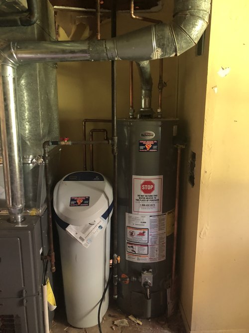 Water softener installation