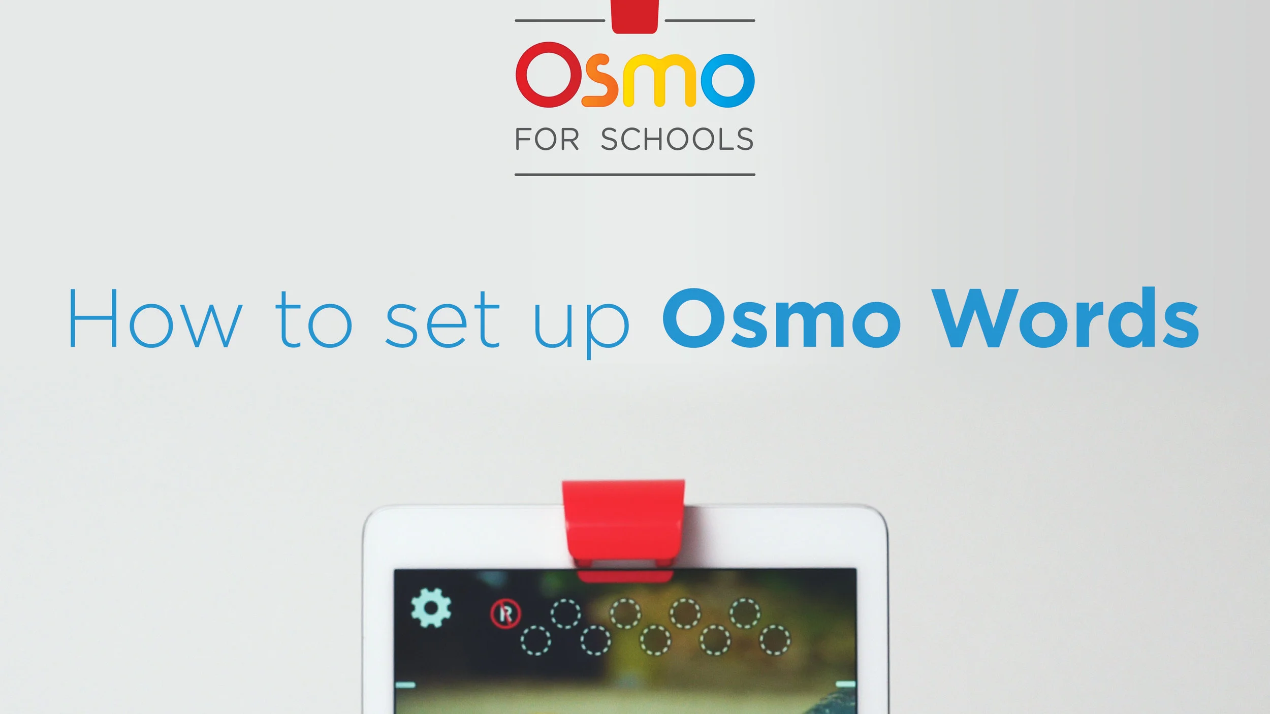Words — Osmo Teacher Training